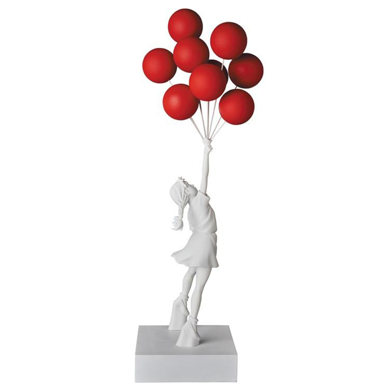 Статуэтка Flying Balloons Girl white and red Белый Красный Статуэтка Flying Balloons Girl white and red Белый Красный в Барнауле | Loft Concept