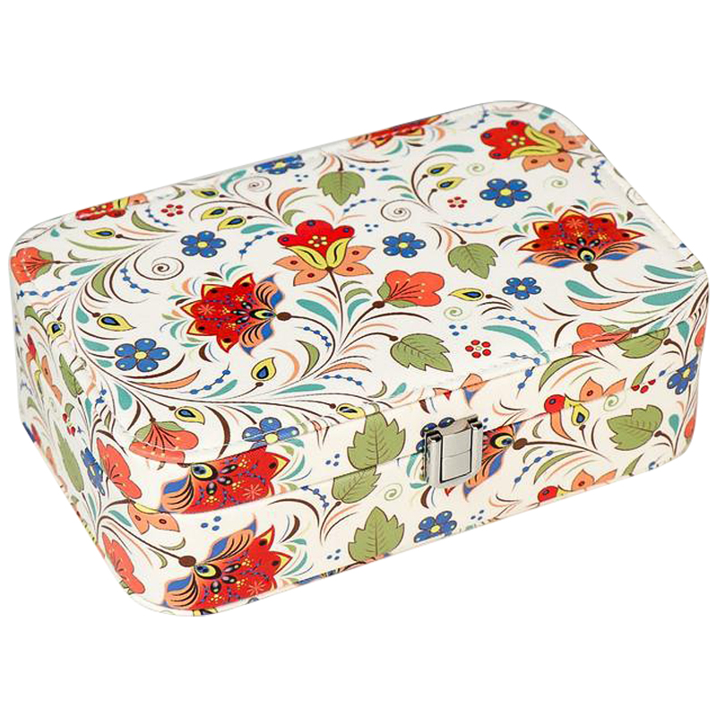 Шкатулка Multicilored Floral Pattern Jewerly Organizer Box Мульти Шкатулка Multicilored Floral Pattern Jewerly Organizer Box Мульти в Барнауле | Loft Concept