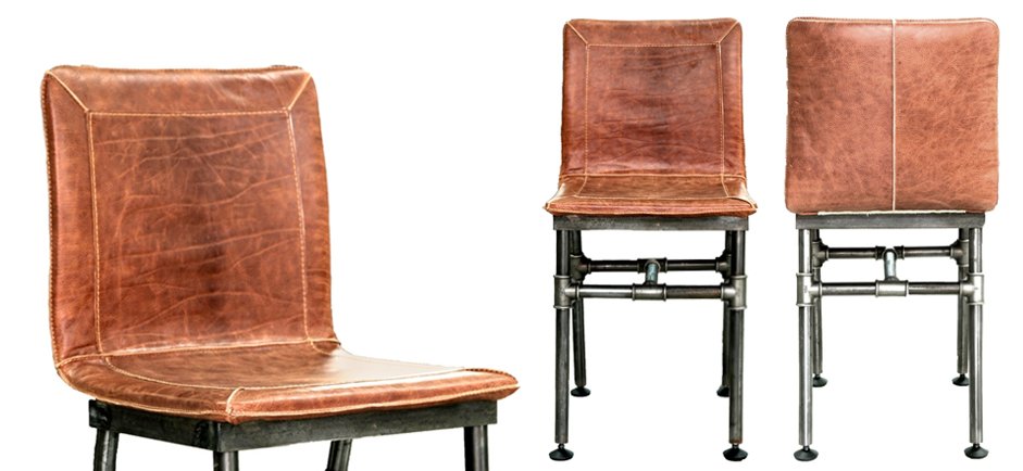Барный стул Iron Loft Bar stool brown Барный стул Iron Loft Bar stool brown - Loft-Concept в Барнауле