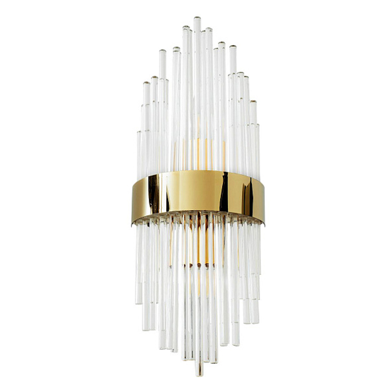 Хрустальное бра Flutes Gold Золотой Хрустальное бра Flutes Gold Золотой в Барнауле | Loft Concept