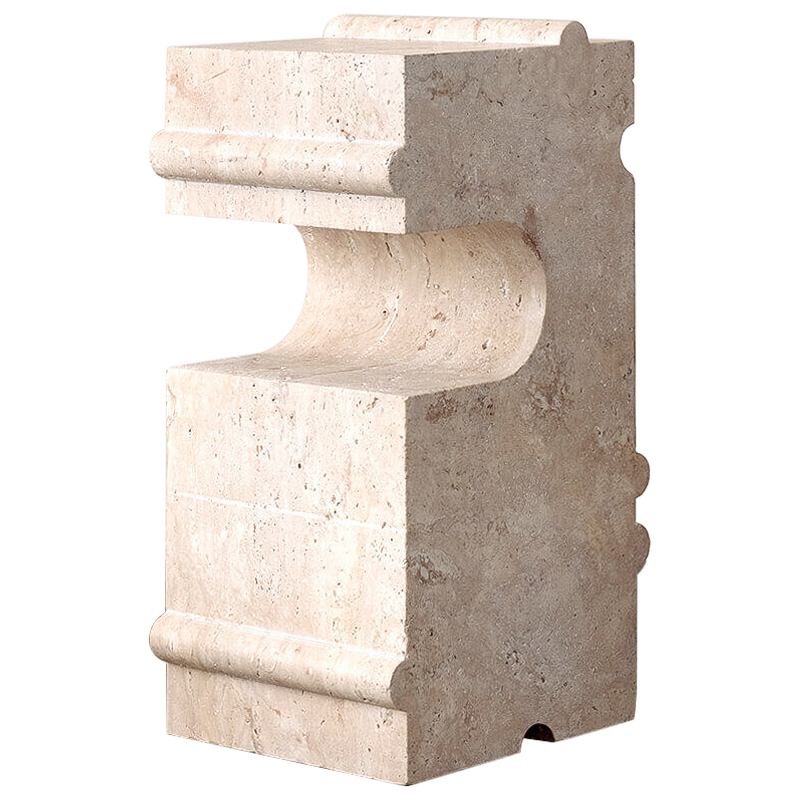 Приставной стол Hume Stone Side Table дизайн Kelly Wearstler Песочный Приставной стол Hume Stone Side Table дизайн Kelly Wearstler Песочный в Барнауле | Loft Concept