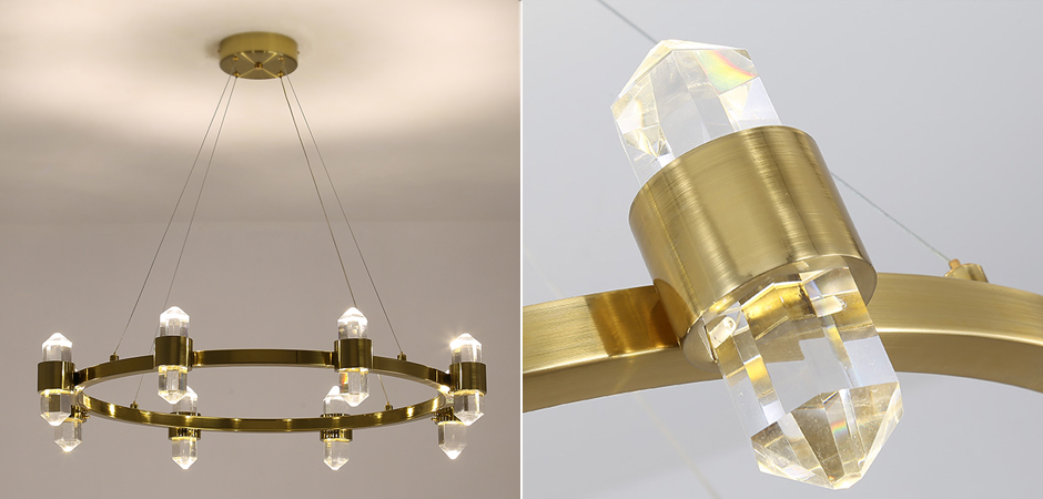 Люстра Crystal Ring Chandelier Brass Люстра Crystal Ring Chandelier Brass - Loft-Concept в Барнауле