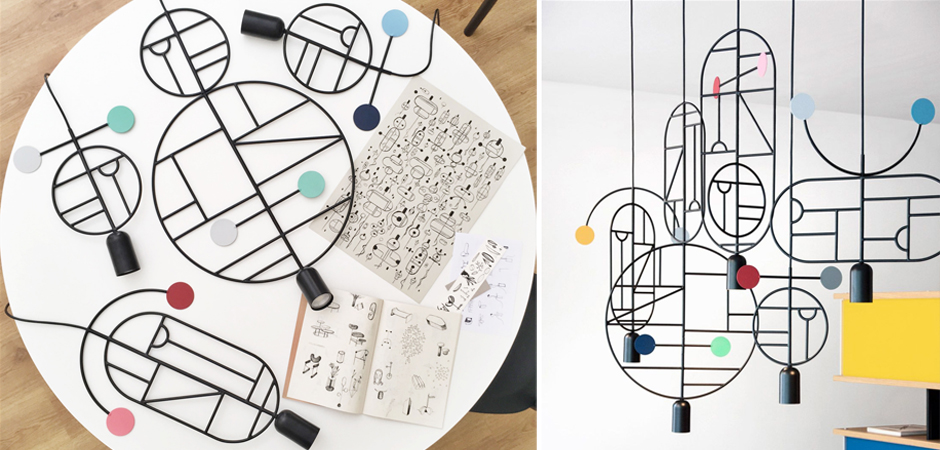 Подвесной Светильник Lines & Dots Home Adventures LDS03 Подвесной Светильник Lines & Dots Home Adventures LDS03 - Loft-Concept в Барнауле