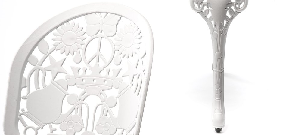 Стул Seletti Industry Collection ALUMINIUM CHAIR – WHITE - фото №1