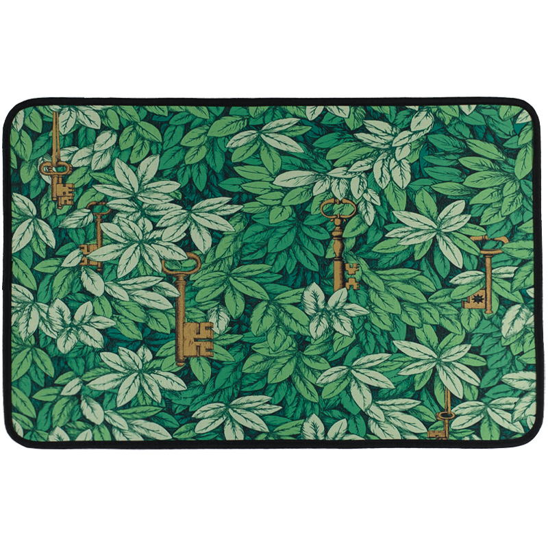 Ковер Keys Fornasetti Rug Зеленый в Барнауле | Loft Concept 