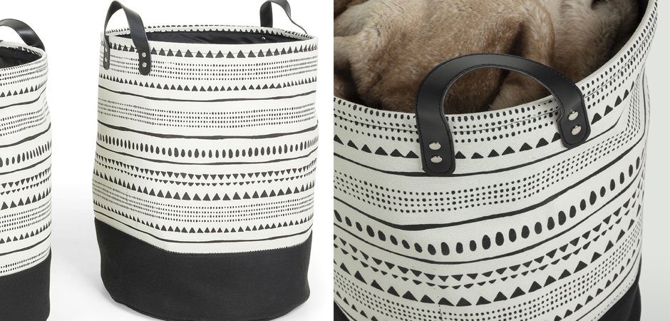 Комплект корзин Black and White Wedges Комплект корзин Black and White Wedges - Loft-Concept в Барнауле