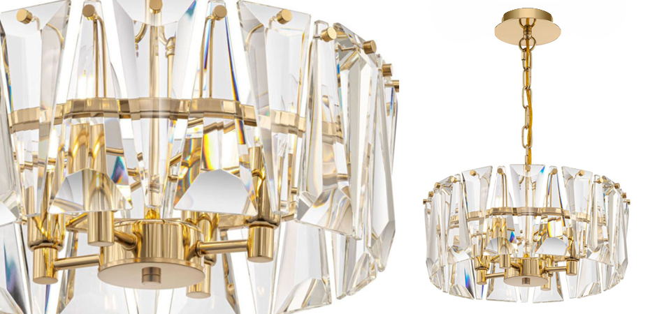 Люстра Ruby Crystal Chandelier Gold 38 Люстра Ruby Crystal Chandelier Gold 38 - Loft-Concept в Барнауле