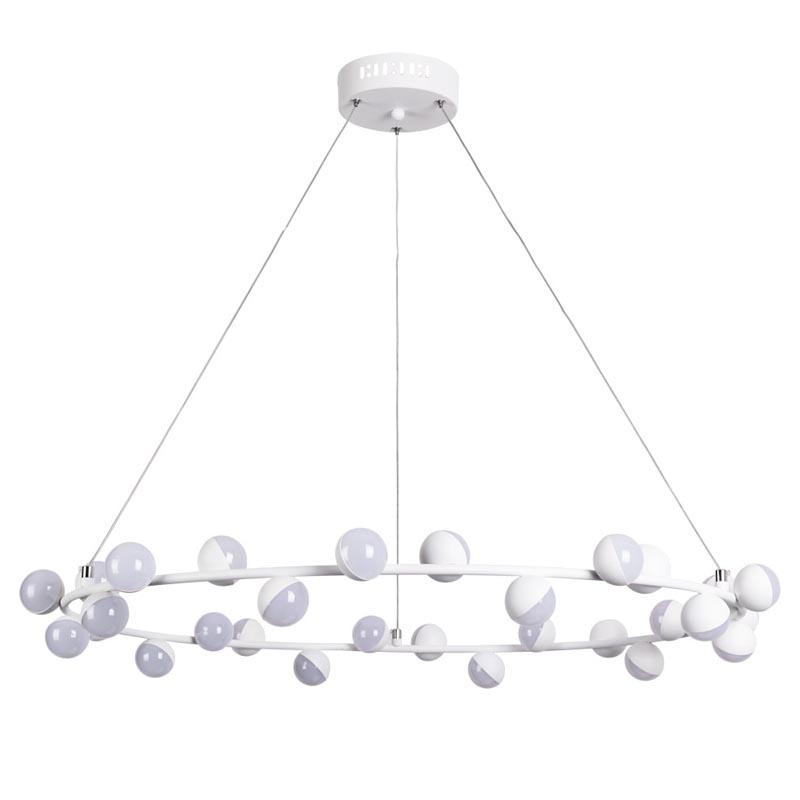 Люстра Vilelme Chandelier white 80 Белый Люстра Vilelme Chandelier white 80 Белый в Барнауле | Loft Concept