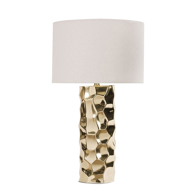 Настольная лампа Abernathy Table lamp Глянцевое золото Белый Настольная лампа Abernathy Table lamp Глянцевое золото Белый в Барнауле | Loft Concept