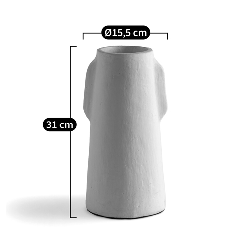 Ваза Serené Ceramic Vase Белая Ваза Serené Ceramic Vase Белая в Барнауле