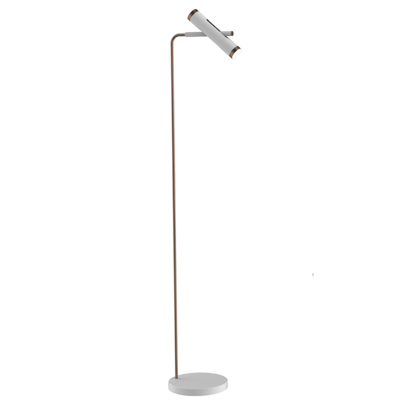 Торшер Rainer Floor Lamp white Белый Золотой Торшер Rainer Floor Lamp white Белый Золотой в Барнауле | Loft Concept