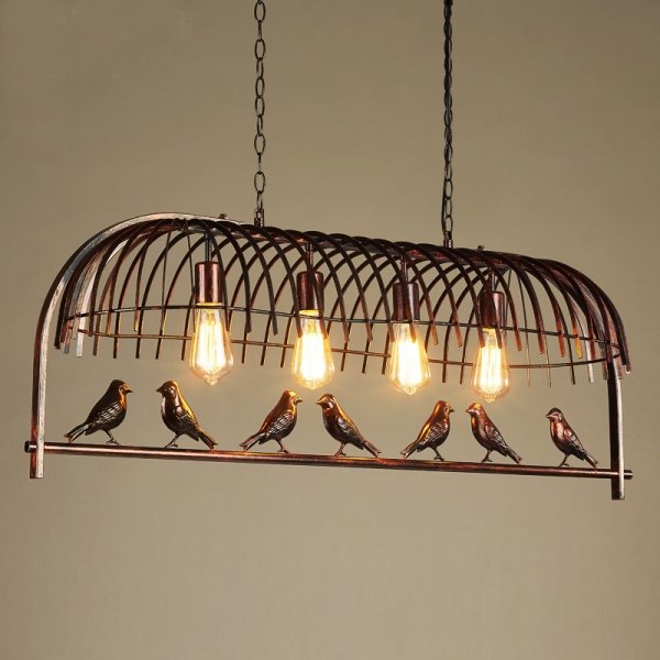 Люстра Bird Trough Pendant Коричневый Люстра Bird Trough Pendant Коричневый в Барнауле | Loft Concept