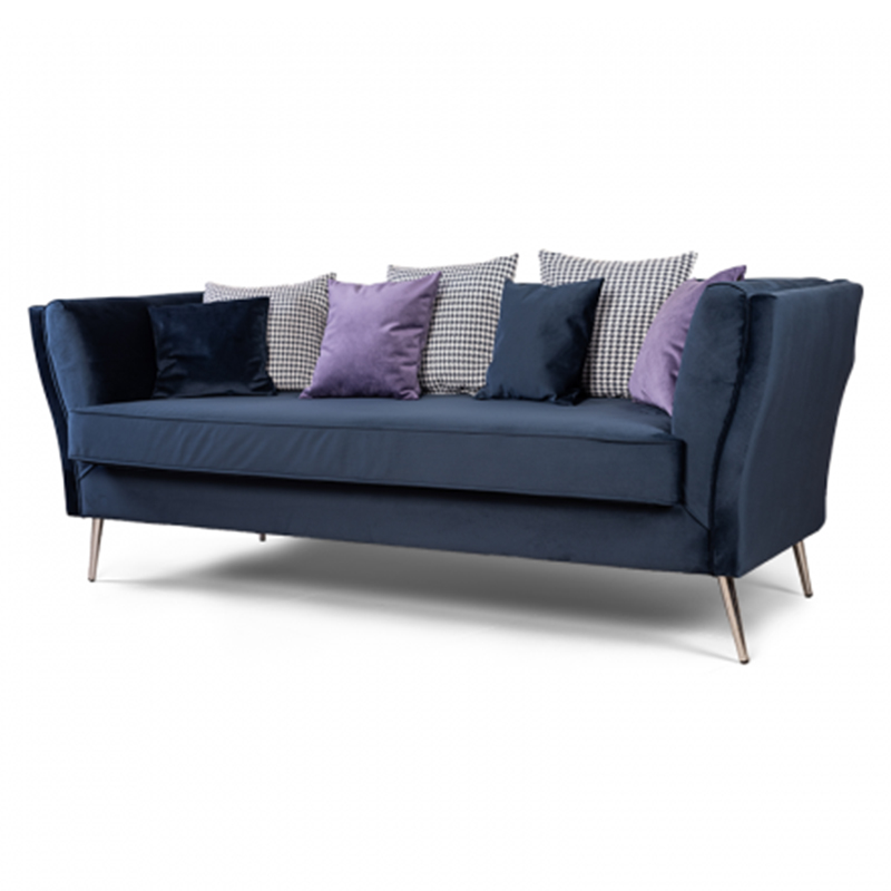 Диван Helene Sofa Синий Хром в Барнауле | Loft Concept 