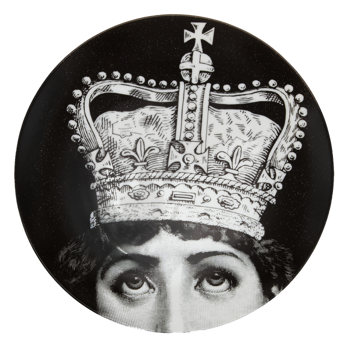 Декоративная тарелка Fornasetti 004 Черный Декоративная тарелка Fornasetti 004 Черный в Барнауле | Loft Concept