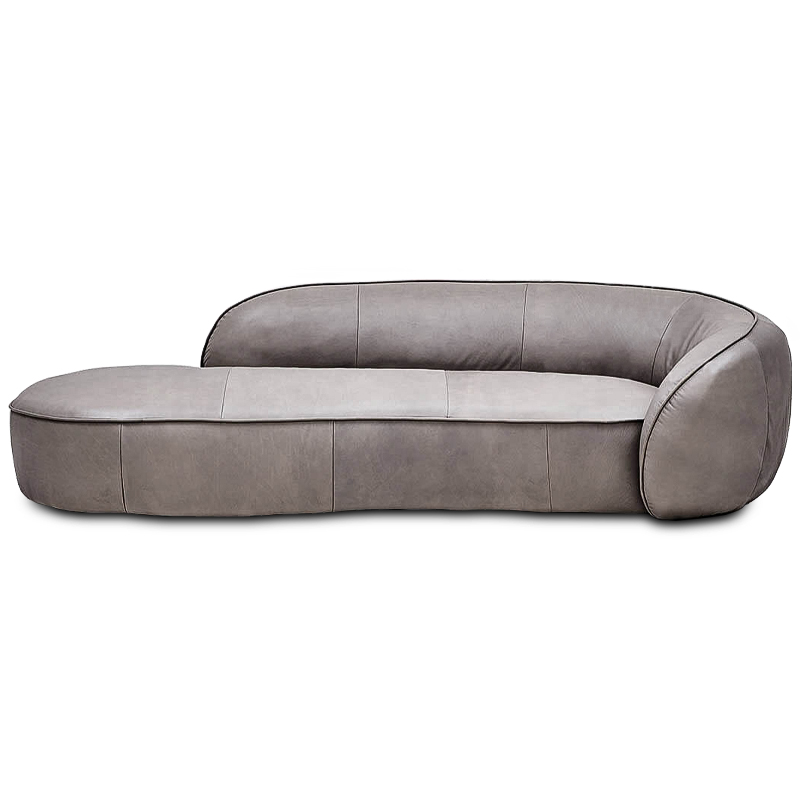 Диван натуральная кожа Hyades Sofa Серый Диван натуральная кожа Hyades Sofa Серый в Барнауле | Loft Concept