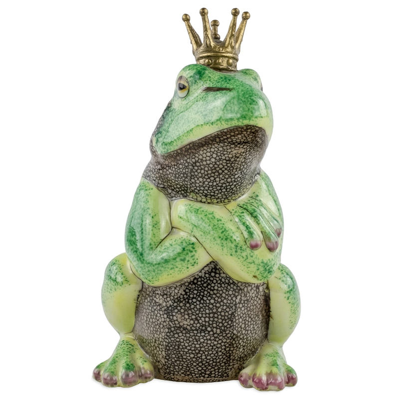 Статуэтка Important Frog Зеленый Золотой Статуэтка Important Frog Зеленый Золотой в Барнауле | Loft Concept