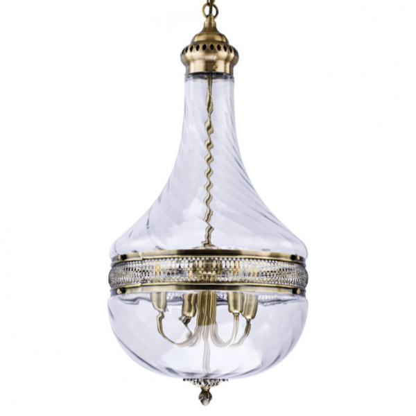 Люстра Capitol Hill Glass Pendant 40 Bronze Темная бронза винтаж Люстра Capitol Hill Glass Pendant 40 Bronze Темная бронза винтаж в Барнауле | Loft Concept