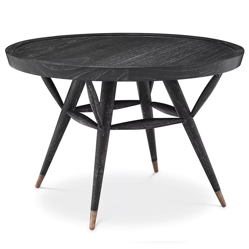 Приставной стол Eichholtz Side Table Phoenix Черный Латунь Приставной стол Eichholtz Side Table Phoenix Черный Латунь в Барнауле | Loft Concept