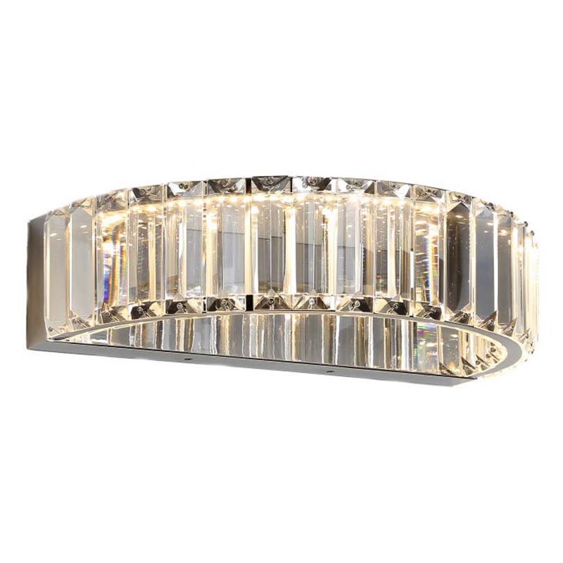 Бра Crystal Shine Linda Chrome Wall Lamp A Хром Прозрачный (Transparent) Бра Crystal Shine Linda Chrome Wall Lamp A Хром Прозрачный (Transparent) в Барнауле | Loft Concept
