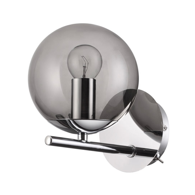 Бра Bolle Hanging Lamp Gray Хром Серый Бра Bolle Hanging Lamp Gray Хром Серый в Барнауле | Loft Concept