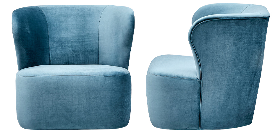 Кресло Hortense Chair Blue Кресло Hortense Chair Blue - Loft-Concept в Барнауле