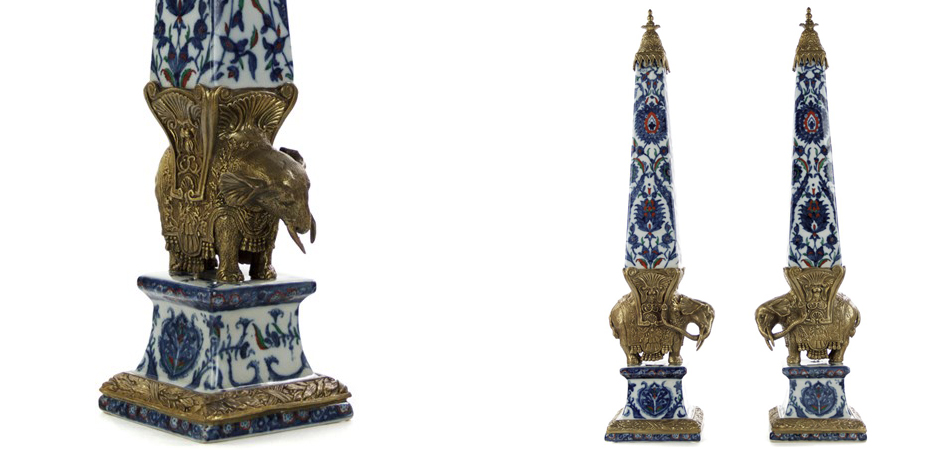 Статуэтка Painted Obelisk Elephant Статуэтка Painted Obelisk Elephant - Loft-Concept в Барнауле