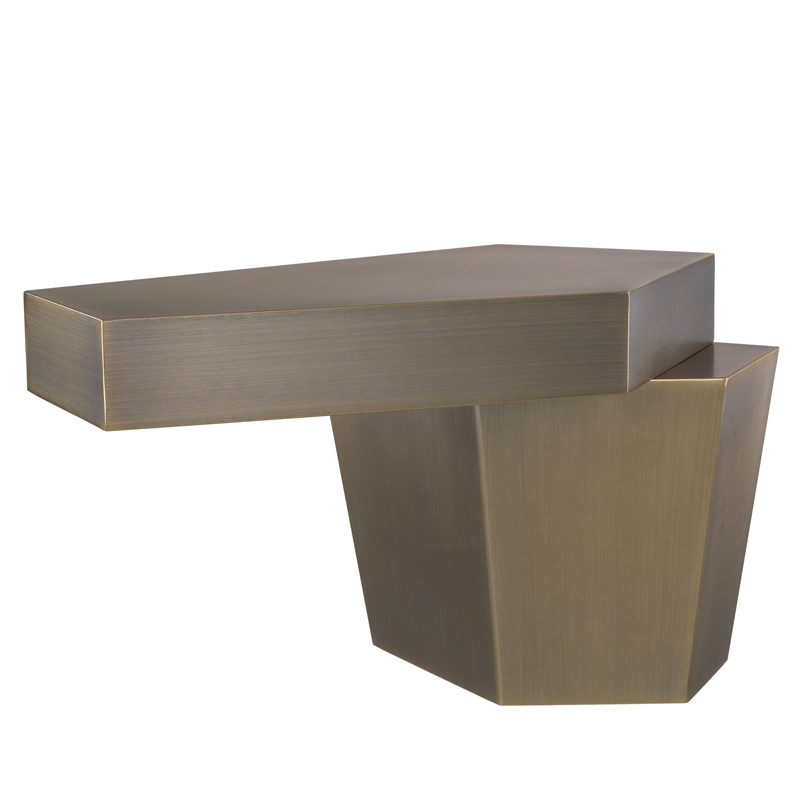 Кофейный стол Eichholtz Coffee Table Calabasas Low brass Латунь Античная полированная Кофейный стол Eichholtz Coffee Table Calabasas Low brass Латунь Античная полированная в Барнауле | Loft Concept