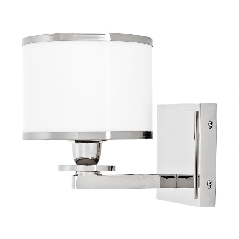 Бра Eichholtz Wall Lamp Van Cleeff Никель Белый Бра Eichholtz Wall Lamp Van Cleeff Никель Белый в Барнауле | Loft Concept