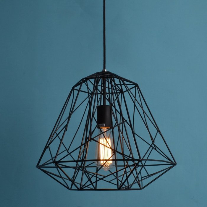 Подвесной светильник Loft Industrial Bar Nest Черный Подвесной светильник Loft Industrial Bar Nest Черный в Барнауле | Loft Concept