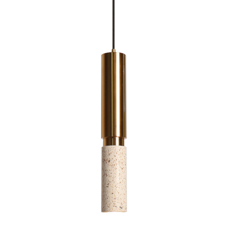 Светильник с цилиндрический плафоном Cylindrical Pendant Lamp Marble Латунь Белый Бежевый Черный Мрамор Nero Зеленый Светильник с цилиндрический плафоном Cylindrical Pendant Lamp Marble Латунь Белый Бежевый Черный Мрамор Nero Зеленый в Барнауле | Loft Concept