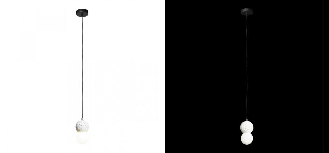 Светильник подвесной Sea foam White диаметр 10 - фото №2