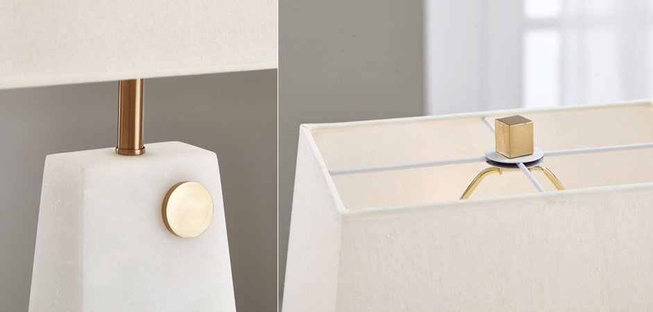 Настольная лампа Table lamp marble White Настольная лампа Table lamp marble White - Loft-Concept в Барнауле