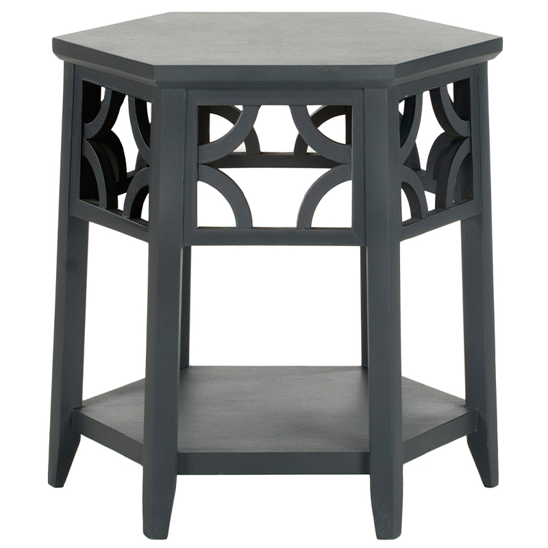 Приставной стол Savan Side Table Black Черный в Барнауле | Loft Concept 