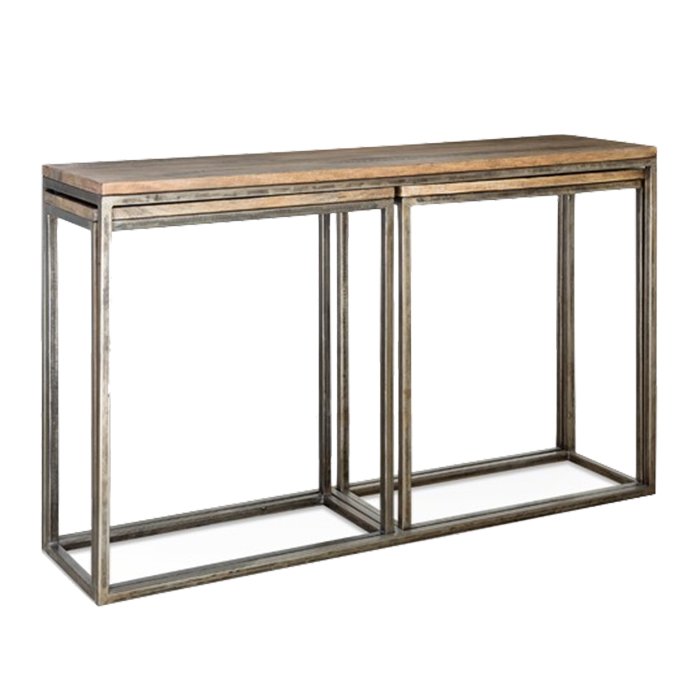 Консоль Industrial Metal Rust Triple Console Table Консоль Industrial Metal Rust Triple Console Table в Барнауле | Loft Concept
