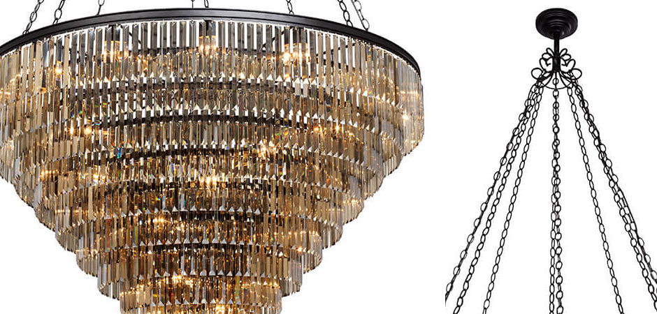 Большая Многоярусная люстра ODEON Amber GLASS 11-TIER диаметр 160 см Большая Многоярусная люстра ODEON Amber GLASS 11-TIER диаметр 160 см - Loft-Concept в Барнауле