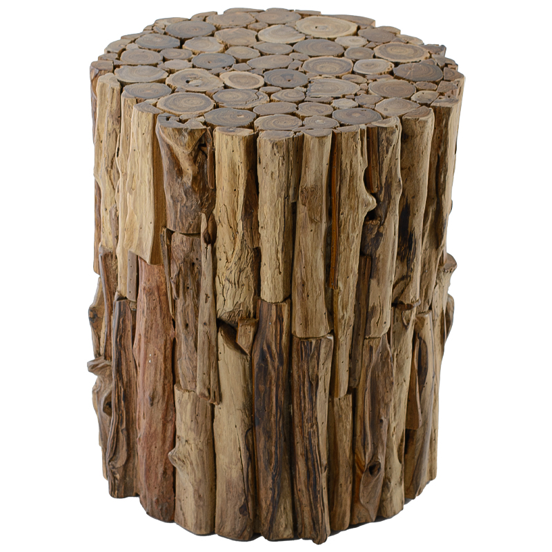 Приставной стол Knitting Branches Side Table Коричневый Приставной стол Knitting Branches Side Table Коричневый в Барнауле | Loft Concept