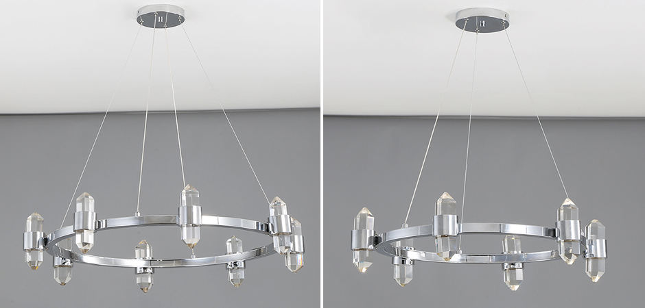 Люстра Crystal Ring Chandelier Chromium Люстра Crystal Ring Chandelier Chromium - Loft-Concept в Барнауле