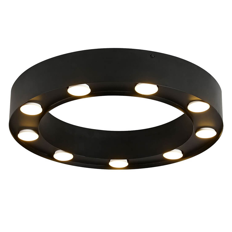 Потолочный светильник Dugan Ceiling Lamp 50 Черный Потолочный светильник Dugan Ceiling Lamp 50 Черный в Барнауле | Loft Concept