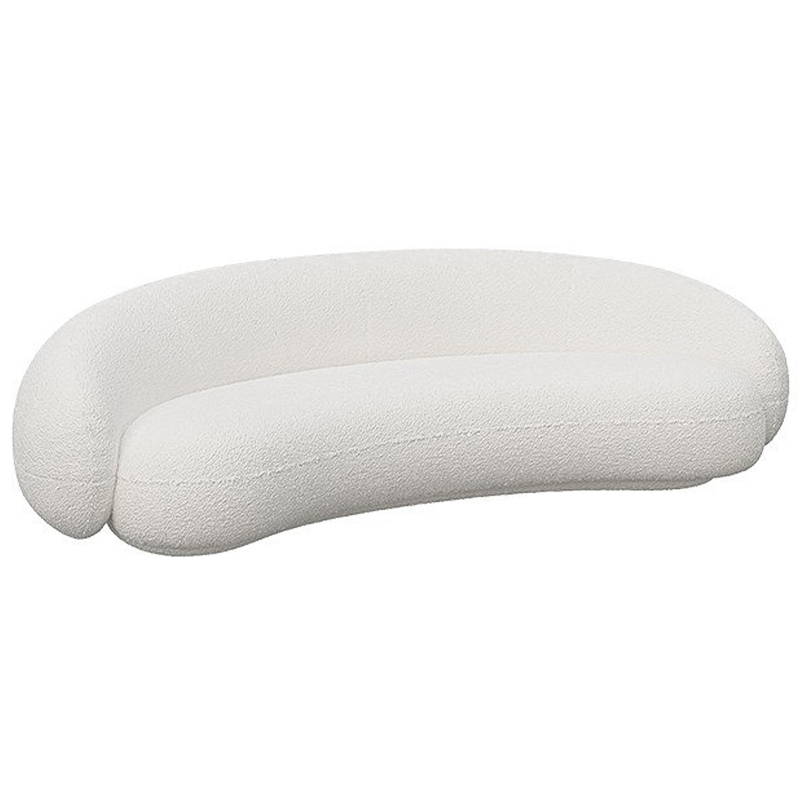 Диван Miah White Boucle Collection Sofa Белый Диван Miah White Boucle Collection Sofa Белый в Барнауле | Loft Concept