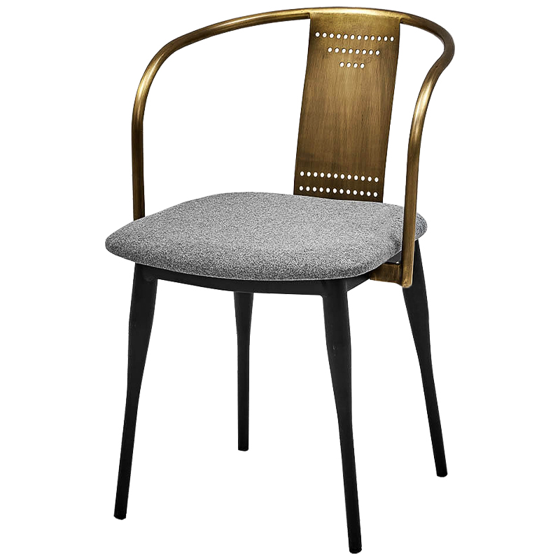 Стул Roger Loft Stool Винтажное Темное Золото Серый Черный Стул Roger Loft Stool Винтажное Темное Золото Серый Черный в Барнауле | Loft Concept