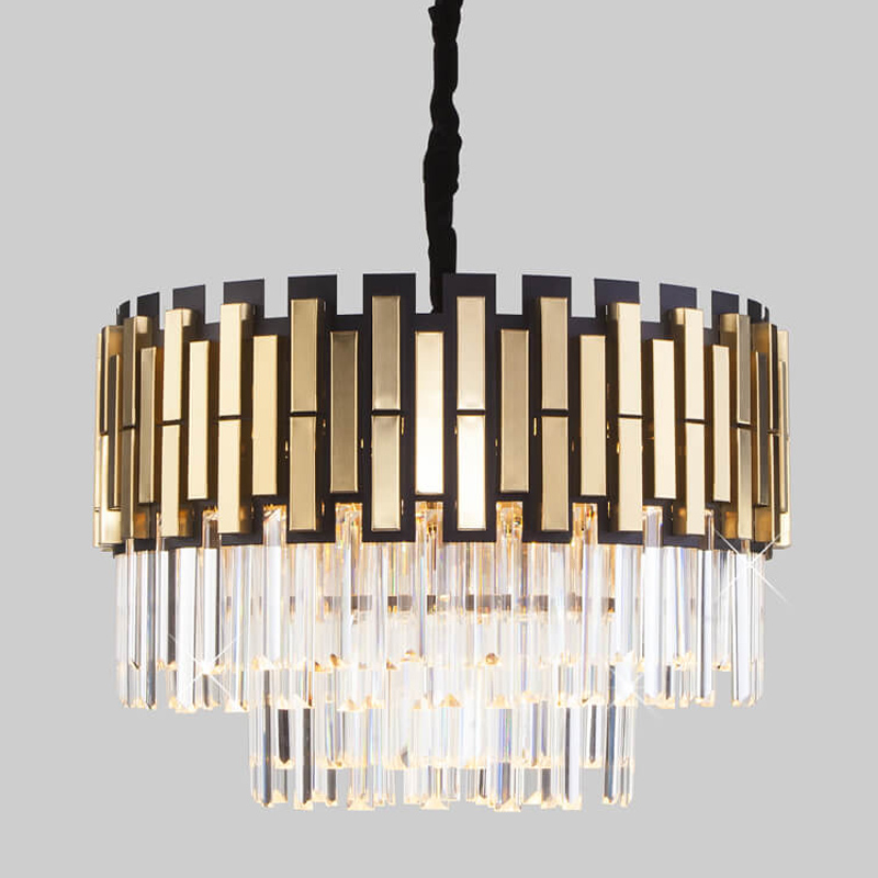 Люстра Garsent Chandelier Черный Золотой Люстра Garsent Chandelier Черный Золотой в Барнауле | Loft Concept