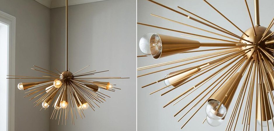Люстра Luxury Copper Metal Thorn Pendant Lights Люстра Luxury Copper Metal Thorn Pendant Lights - Loft-Concept в Барнауле