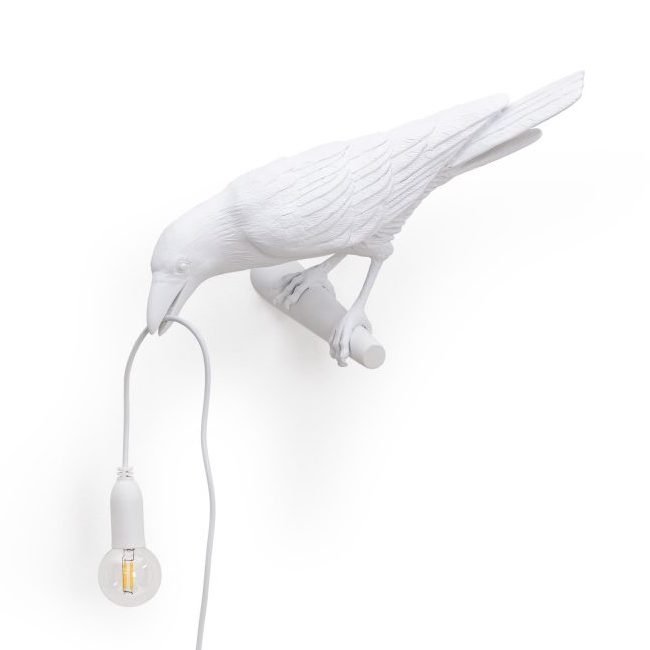 Бра Seletti Bird Lamp White Looking Белый Бра Seletti Bird Lamp White Looking Белый в Барнауле | Loft Concept