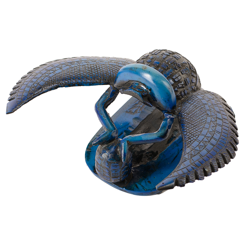 Статуэтка Скарабей Scarab Beetle with Wings blue Лазурь Синий Статуэтка Скарабей Scarab Beetle with Wings blue Лазурь Синий в Барнауле | Loft Concept