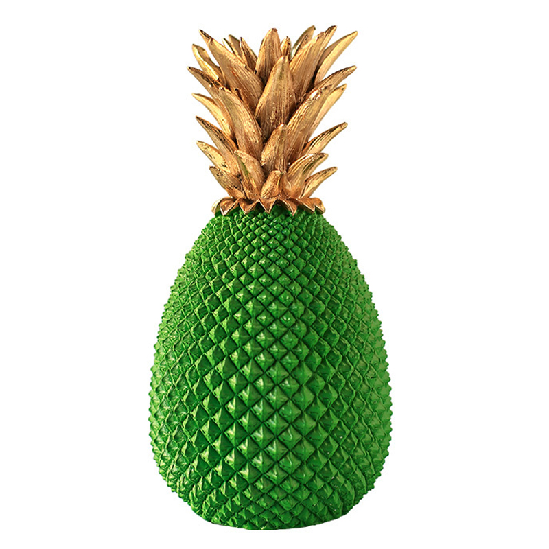 Статуэтка Gold and Green Pineapple II Зеленый Золотой Статуэтка Gold and Green Pineapple II Зеленый Золотой в Барнауле | Loft Concept