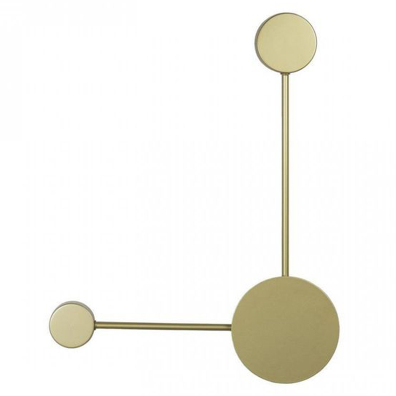 Бра Лофт Vibia Pin Wall Light 2 плафона Золотой матовый цвет матовое золото Бра Лофт Vibia Pin Wall Light 2 плафона Золотой матовый цвет матовое золото в Барнауле | Loft Concept