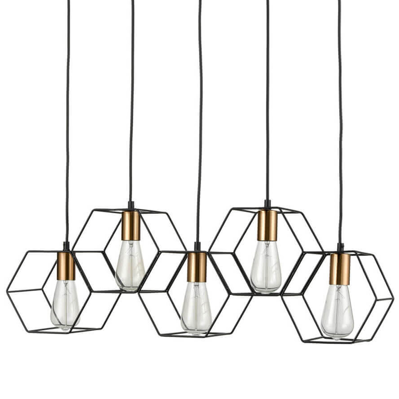 Люстра Loft Wire Cage Pendant 5 Черный Люстра Loft Wire Cage Pendant 5 Черный в Барнауле | Loft Concept