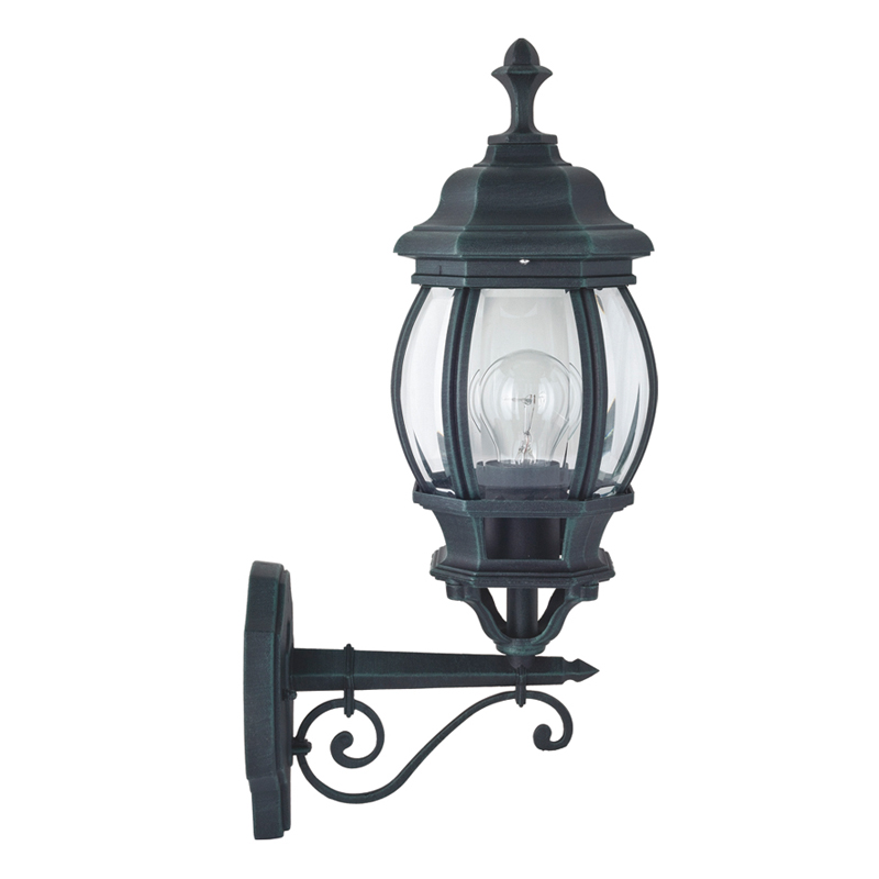 Уличный светильник Lacres Sconce Винтажный черный Прозрачное Стекло Уличный светильник Lacres Sconce Винтажный черный Прозрачное Стекло в Барнауле | Loft Concept