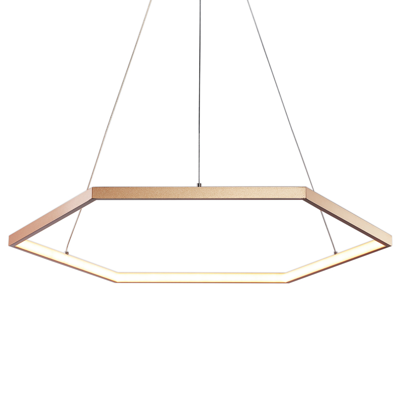 Люстра Hexagon Horizontal Золотой Люстра Hexagon Horizontal Золотой в Барнауле | Loft Concept