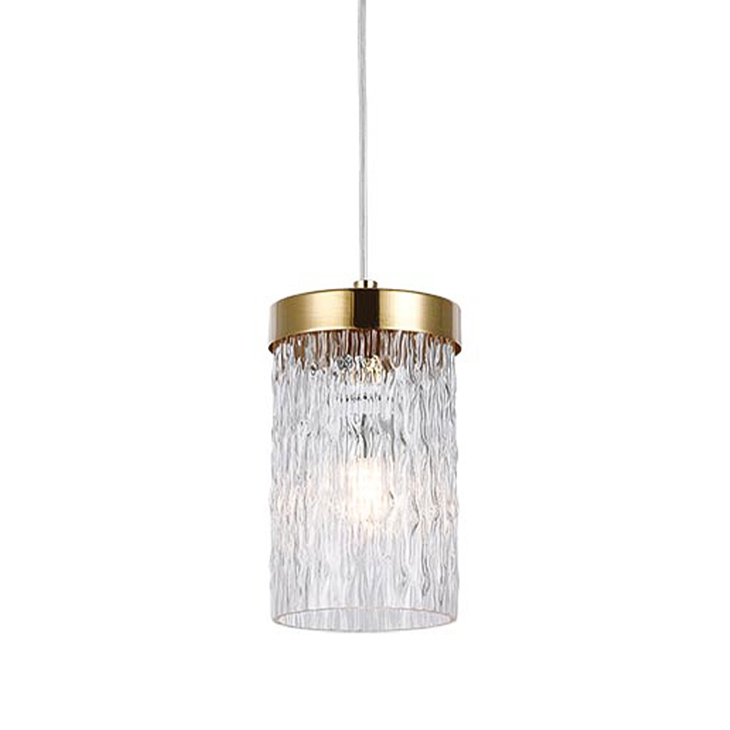Подвесной светильник Estebe Gold Glass Hanging Lamp Золотой Прозрачный Подвесной светильник Estebe Gold Glass Hanging Lamp Золотой Прозрачный в Барнауле | Loft Concept